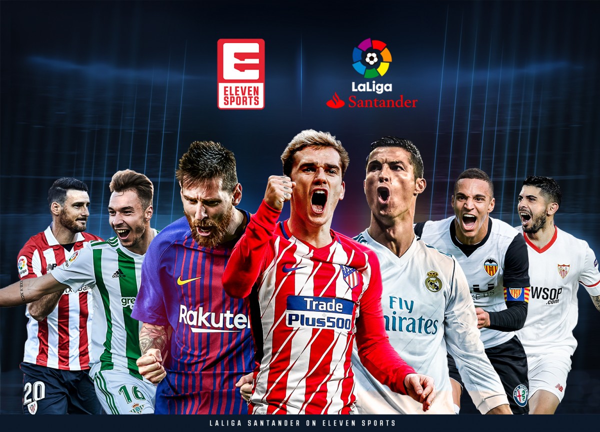 Eleven Sports и Canal + приобрели права LaLiga в Польше в течение трех лет, начиная с августа 2018 года