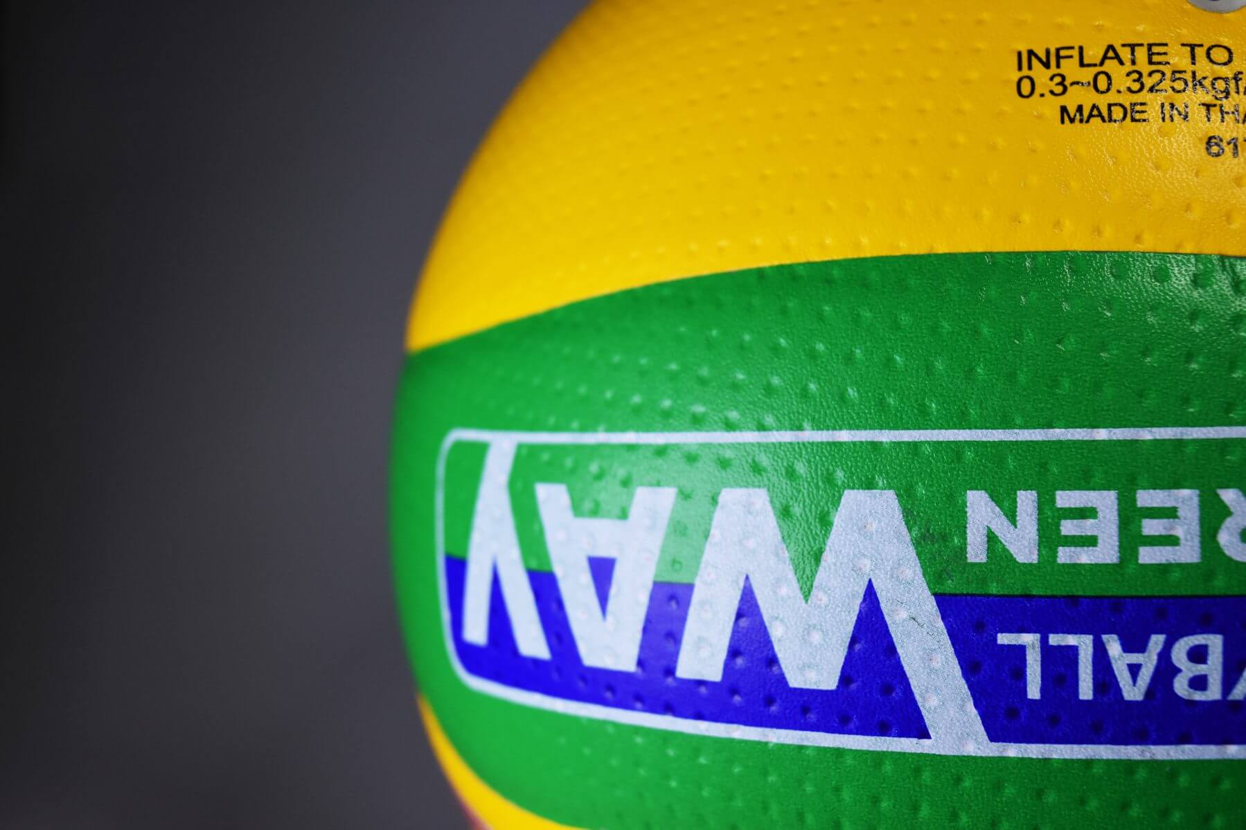 Волейбольный мяч состоит из бутилового или латексного пузыря и элементов покрытия